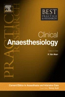 Best Practice & Research-Clinical Anaesthesiology journal cover