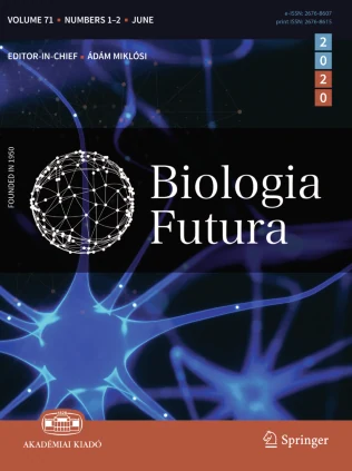 Biologia Futura journal cover
