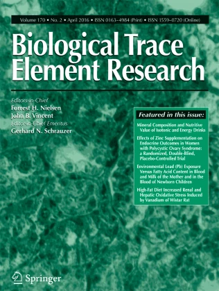 BIOLOGICAL TRACE ELEMENT RESEARCH journal cover
