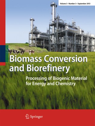 Biomass Conversion and Biorefinery 期刊封面