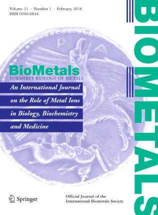 BIOMETALS journal cover
