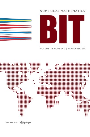 BIT NUMERICAL MATHEMATICS 期刊封面