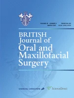 BRITISH JOURNAL OF ORAL & MAXILLOFACIAL SURGERY journal cover
