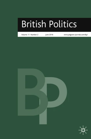 British Politics journal cover