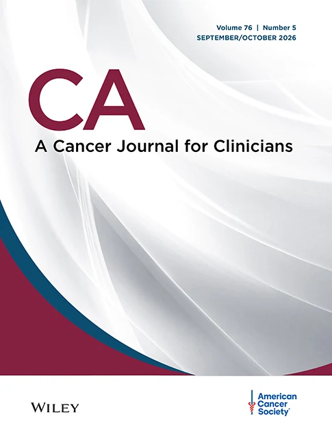 CA-A CANCER JOURNAL FOR CLINICIANS journal cover