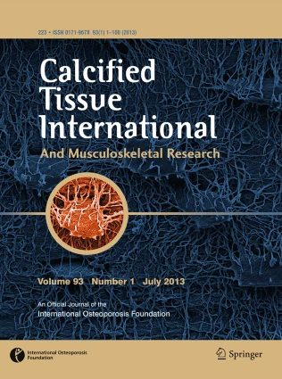 CALCIFIED TISSUE INTERNATIONAL journal cover