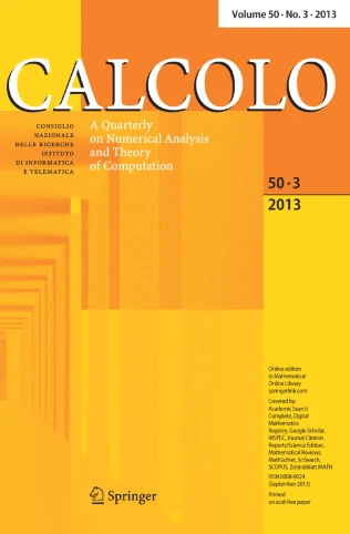 CALCOLO journal cover
