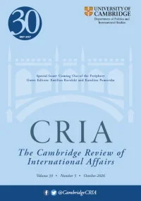 Cambridge Review of International Affairs journal cover