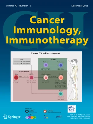 CANCER IMMUNOLOGY IMMUNOTHERAPY 期刊封面