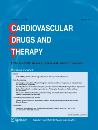 CARDIOVASCULAR DRUGS AND THERAPY journal cover