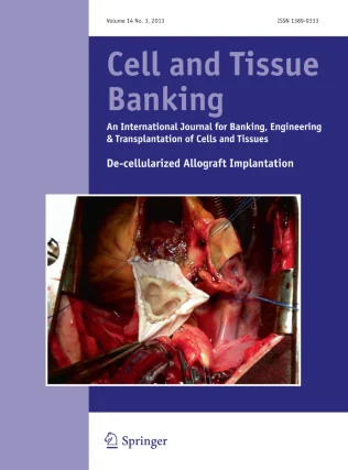 CELL AND TISSUE BANKING journal cover