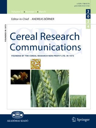 CEREAL RESEARCH COMMUNICATIONS 期刊封面