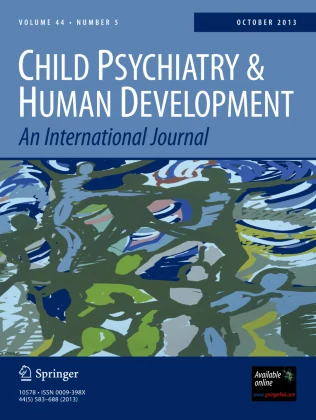 CHILD PSYCHIATRY & HUMAN DEVELOPMENT 期刊封面