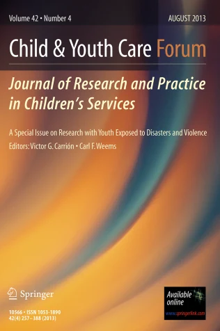 CHILD & YOUTH CARE FORUM journal cover