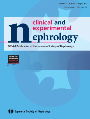 Clinical and Experimental Nephrology 期刊封面
