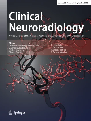 Clinical Neuroradiology 期刊封面