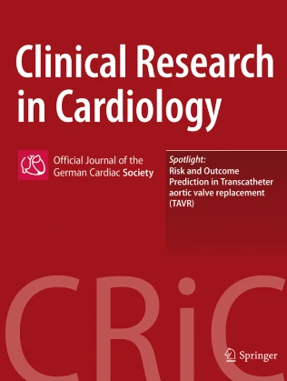 Clinical Research in Cardiology journal cover