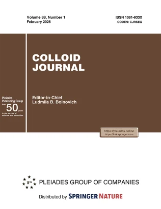 COLLOID JOURNAL journal cover