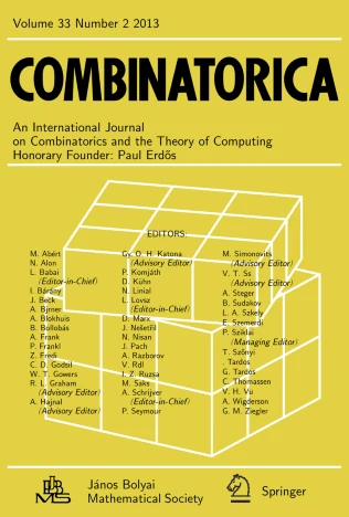 COMBINATORICA journal cover