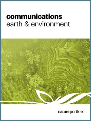 Communications Earth & Environment journal cover