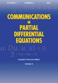 COMMUNICATIONS IN PARTIAL DIFFERENTIAL EQUATIONS journal cover