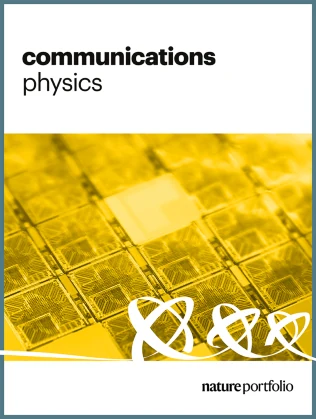 Communications Physics 期刊封面