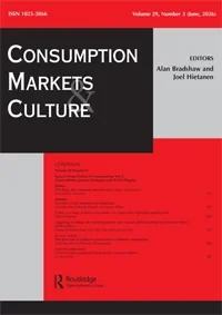 Consumption Markets & Culture journal cover
