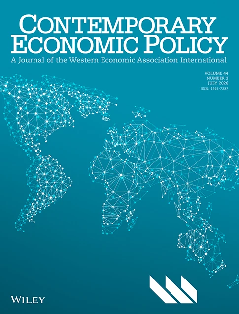 CONTEMPORARY ECONOMIC POLICY journal cover