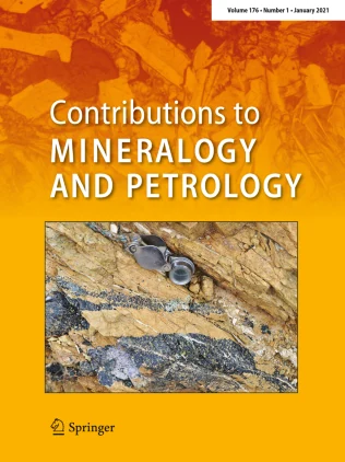 CONTRIBUTIONS TO MINERALOGY AND PETROLOGY 期刊封面