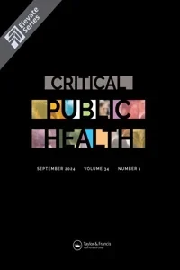 Critical Public Health journal cover