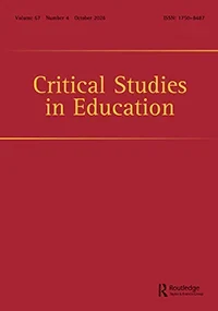 Critical Studies in Education journal cover