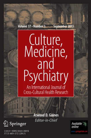 CULTURE MEDICINE AND PSYCHIATRY journal cover