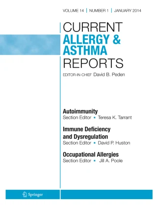 CURRENT ALLERGY AND ASTHMA REPORTS journal cover