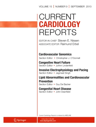 Current Cardiology Reports journal cover