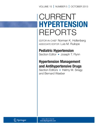 CURRENT HYPERTENSION REPORTS journal cover