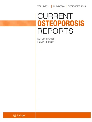 Current Osteoporosis Reports journal cover