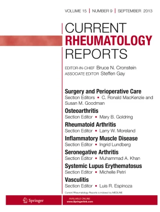 Current Rheumatology Reports journal cover
