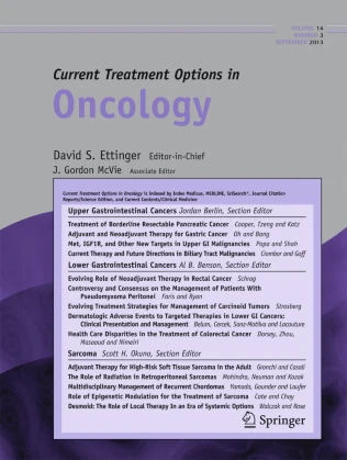 CURRENT TREATMENT OPTIONS IN ONCOLOGY journal cover