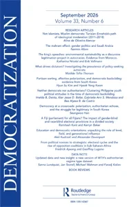 Democratization 期刊封面