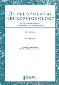 DEVELOPMENTAL NEUROPSYCHOLOGY journal cover