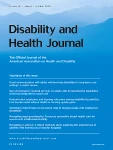 Disability and Health Journal journal cover
