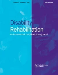DISABILITY AND REHABILITATION journal cover