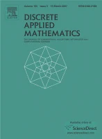 DISCRETE APPLIED MATHEMATICS journal cover