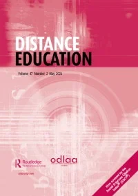 Distance Education journal cover