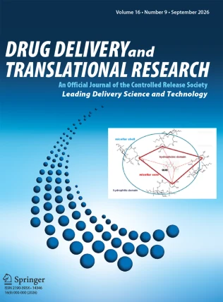 Drug Delivery and Translational Research journal cover