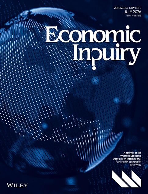 ECONOMIC INQUIRY 期刊封面
