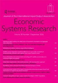 Economic Systems Research journal cover