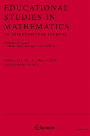 Educational Studies in Mathematics journal cover