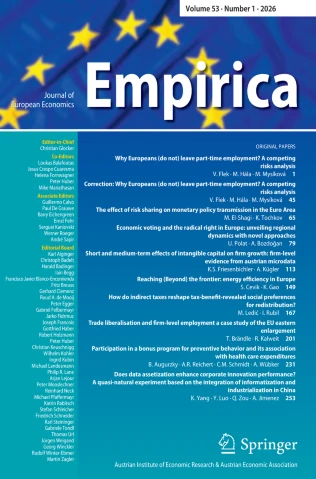 Empirica 期刊封面