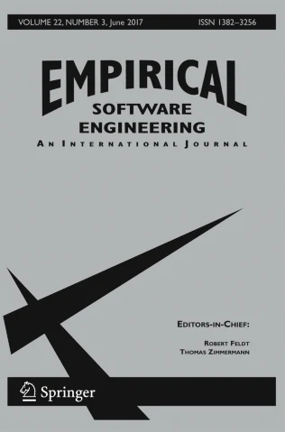 EMPIRICAL SOFTWARE ENGINEERING 期刊封面